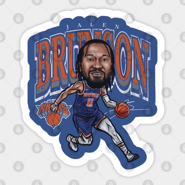 Jalen Brunson NYK Cartoon Sticker by ganisfarhan